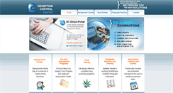 Desktop Screenshot of deception.com